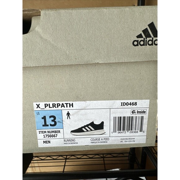 Adidas X_PLRPATH Men’s Daily Running Sneakers Size 13 (Black/White) NEW